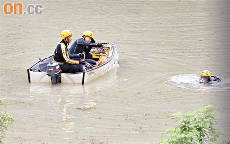 兩釣魚郎被洪水沖走 東方日報