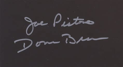 Joseph D. Pistone Signed 11x17 Photo Inscribed "Donnie Brasco" (JSA ...