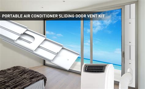 Amazon Gulrear Portable Air Conditioner Sliding Door Vent Kit With