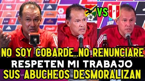 Juan Reynoso Reprende Ala Hinchada Peruana Y Se Defiende De Criticas