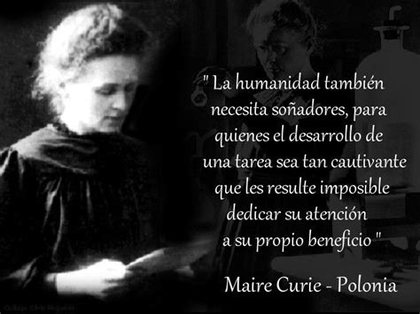 Mujeres Famosas Frases Sabias Frases De Palabras Frases De Marie Curie