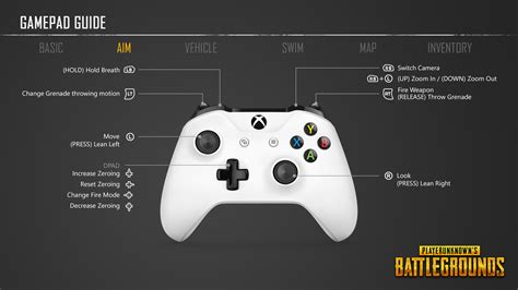 Pubg Xbox One All The Control Schemes