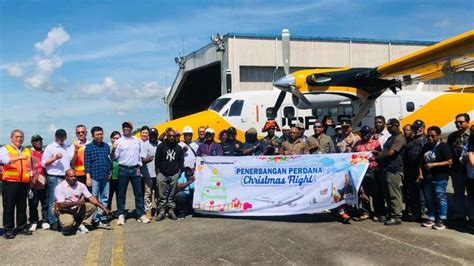 3710 Karyawan OAP Mudik Natal Pakai Christmas Flight PT Freeport