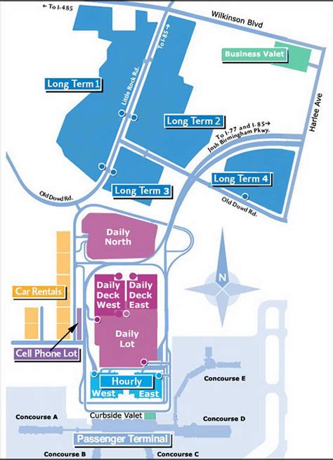 Charlotte Airport Terminal Map