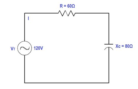 Calculate Power In Series Rc Circuit Inst Tools