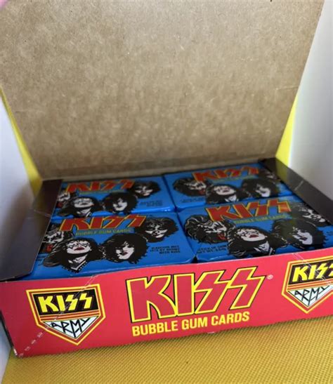 Donruss Kiss Bubble Gum Cards Series Wax Box Packs