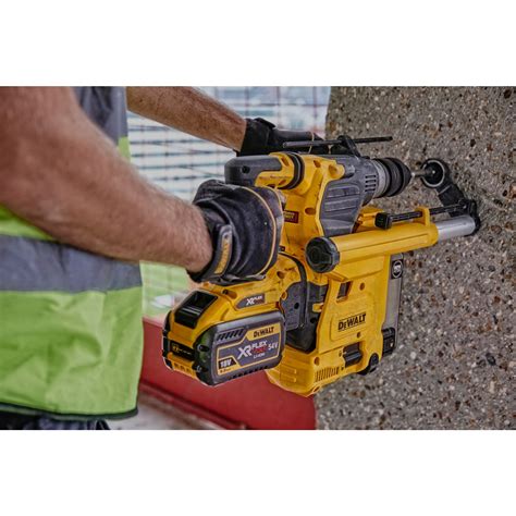 DeWALT Akku Bohrhammer DCH334X2 SDS Plus 54V Mit 2x 9 0Ah Akku Lader