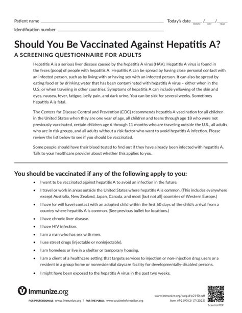 Hepatitis A | Vaccine Information