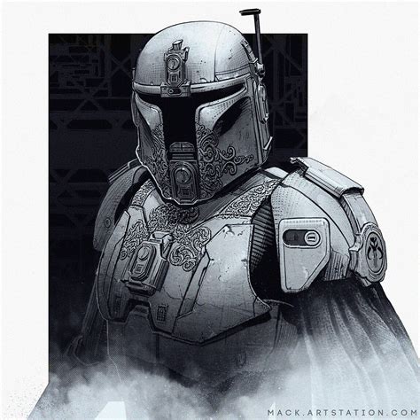 Concept Art World — Mandalorian armor designs by concept artist Mack...