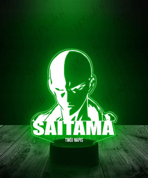 Lampka Na Biurko Statuetka Anime One Punch Saitama Na Prezent Dla