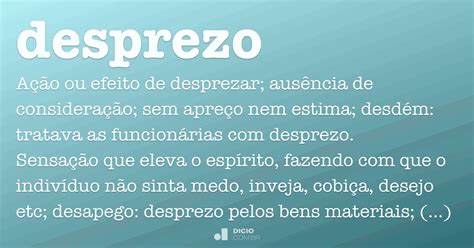 Como Se Escreve Desprezo