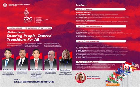 G 20 Event Series Ensuring People Centred Transitions For All Badan