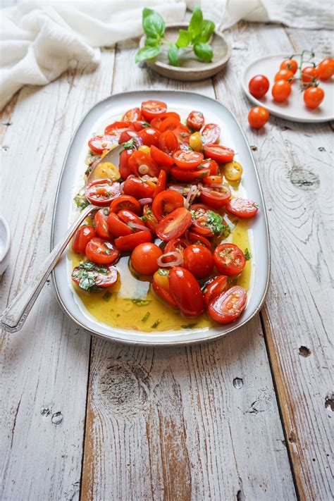 Marinated Cherry Tomato Salad Farmbox Living Blog