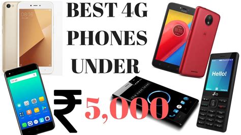 Best 4g Phones Under Rs 5000 In India December 2017 Youtube