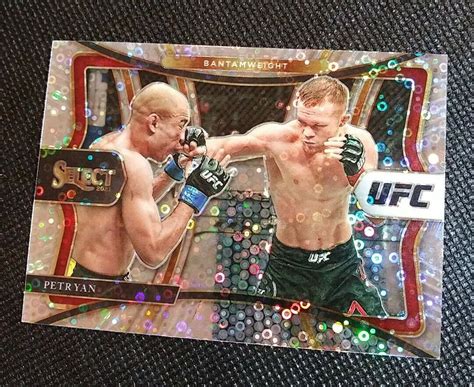 2021 Panini UFC Select Petr Yan H2 Premier Level Silver Disco Champ