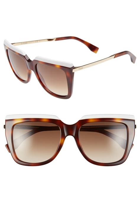 Fendi 53mm Retro Sunglasses Nordstrom