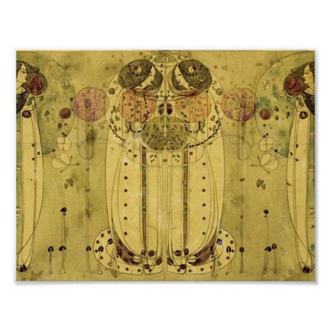 Charles Rennie Mackintosh The Wassail Poster Zazzle Charles