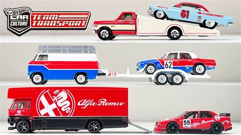 Unboxing Hot Wheels Team Transport Sets Featuring The New