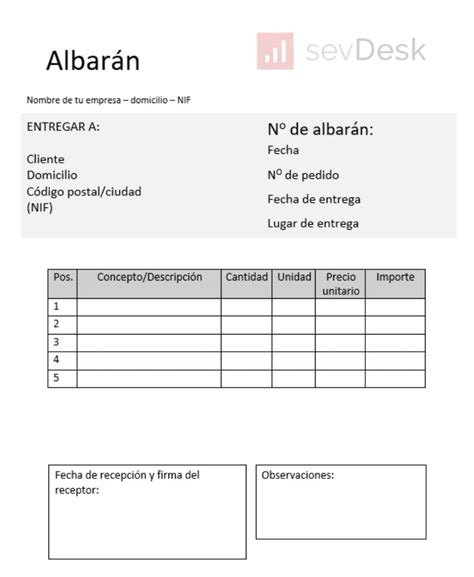 Con Rapidez Creativo Cruzar Plantillas De Albaranes Para Word Menos