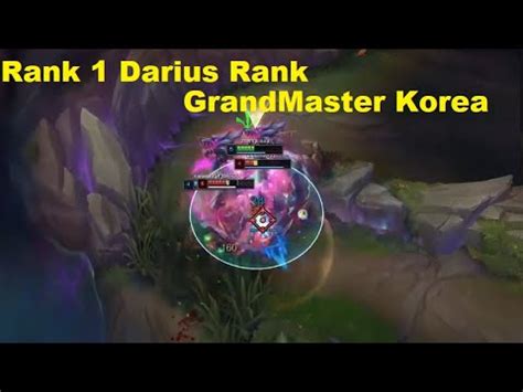 Rank Darius Challenger Cn Vs K Sante Rank Grandmaster Korea Youtube