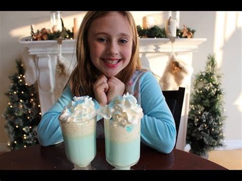 Elsa FROZEN White Hot Chocolate Recipe Inspired By Disney Frozen Movie YouTube