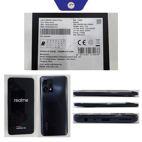 Display Unit Realme 9 4G 8GB 128GB Smartphone IMEI No