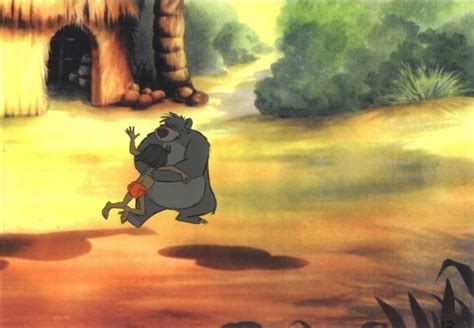 Baloo and Mowgli