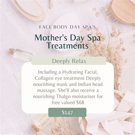 Mother's Day Spa Treatments | Mothers day spa, Spa treatments, Spa day