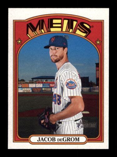 2021 Topps Heritage 99 Jacob DeGrom New York Mets EBay