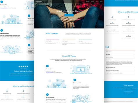 Claims Landing Page By Anthony Gribben On Dribbble