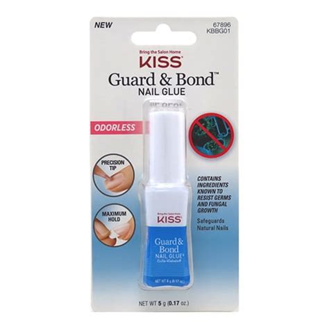 Kiss Guard And Bond Nail Glue Odorless 0 17 Oz