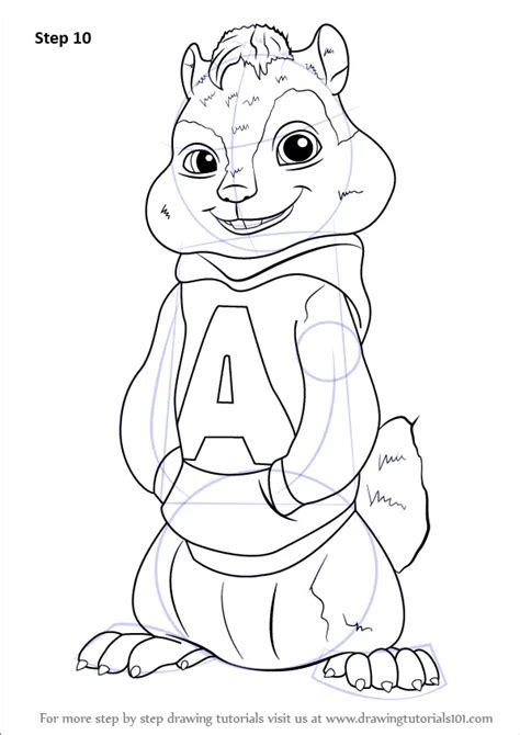 How To Draw Alvin From Alvin And The Chipmunks Alvin And The Chipmunks