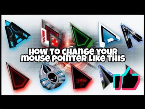 how to change your mouse pointer like a gaming pointer/cursor - YouTube