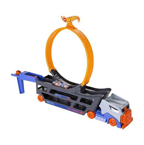 Camion Si Pista Stunt N Go Hot Wheels Action