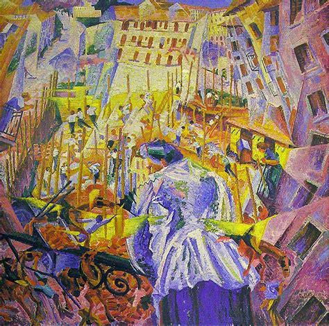 La Strada Entra Nella Casa Futurism Art Art Movement Painting