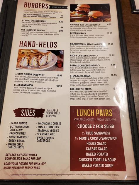 Foodies are divided over the new aspen creek menu 27