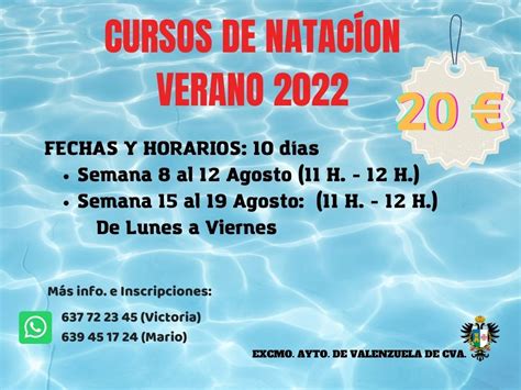 Cursos Nataci N Verano