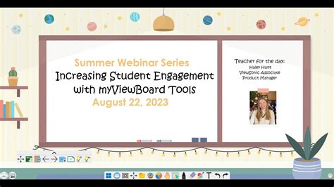 Increasing Student Engagement With Myviewboard Classroom Youtube