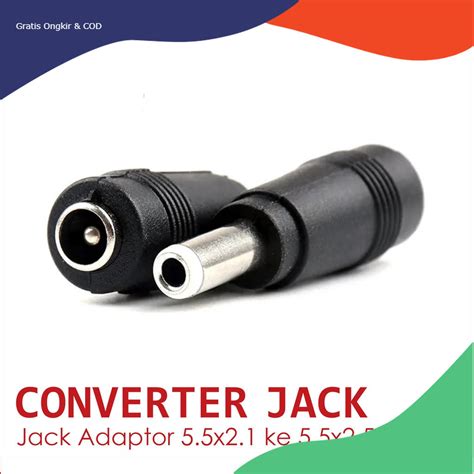 Jual Konverter Sambungan Adaptor Plug Jack Dc Mm X Mm To Mm X