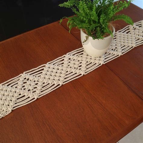 PATTERN Ember Diamond Table Runner Crochet Pattern Etsy