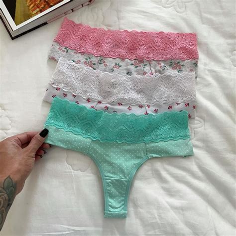 Calcinha Fio Duplo Colorida Cós em Renda Gardens Lingerie Moda Íntima Linha Noite