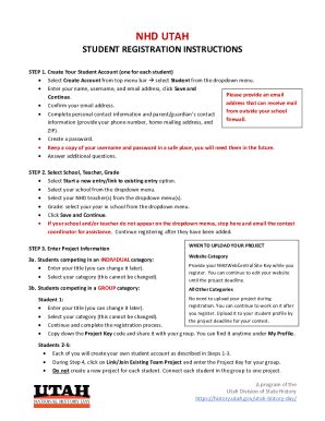 Fillable Online Nhd Salt Lake Salt Lake Regional Contest National