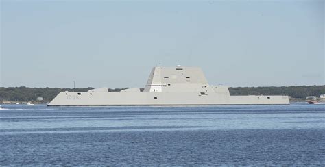 USS Zumwalt Arrives In Norfolk