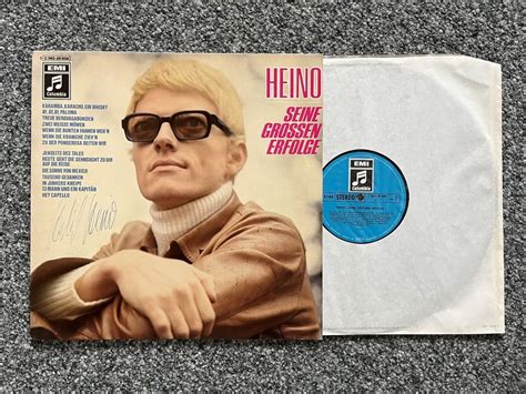 Heino Seine Grossen Erfolge Mit Autogramm Schallplatte Kaufen