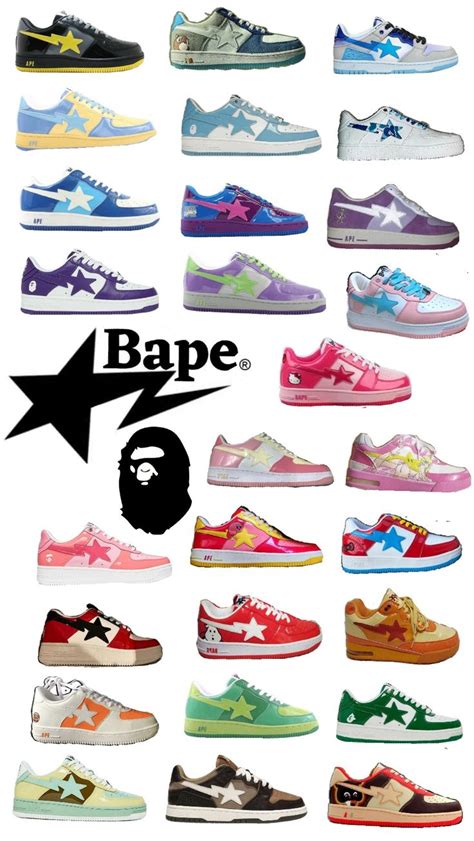 Bathing Ape Shoes Bapesta In 2024 Pretty Shoes Sneakers Cute Nike