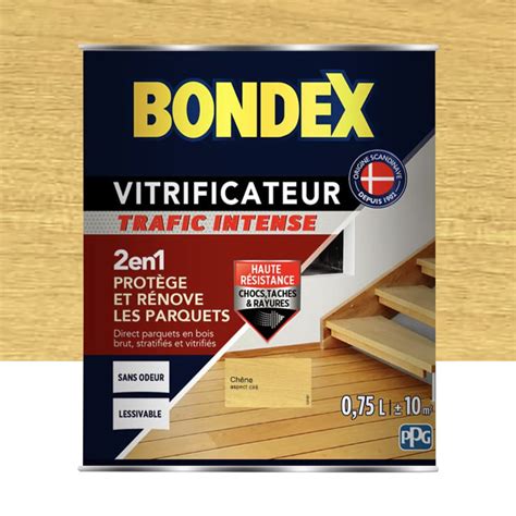 Vitrificateur Parquet Bondex Trafic Intense 2 En 1 Chêne Aspect Ciré