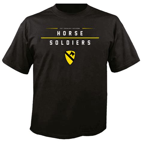 St Cavalry Division Black T Shirt St Cavalry T Shirts