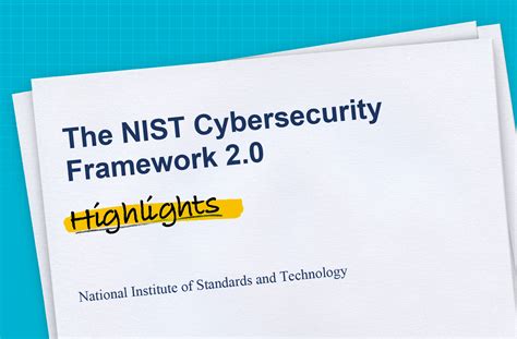 NIST Cybersecurity Framework 2 0 Highlights Supply Chain Security