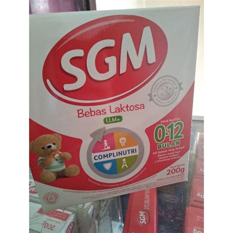 Jual Sgm Llm 0 12 Bulan Susu Bebas Laktosa Indonesiashopee Indonesia