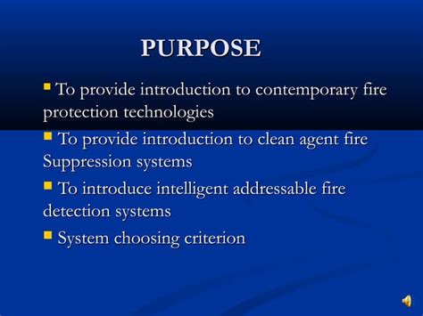 Basic Of Fire Protection System Fire Control Types And Types Of Agents